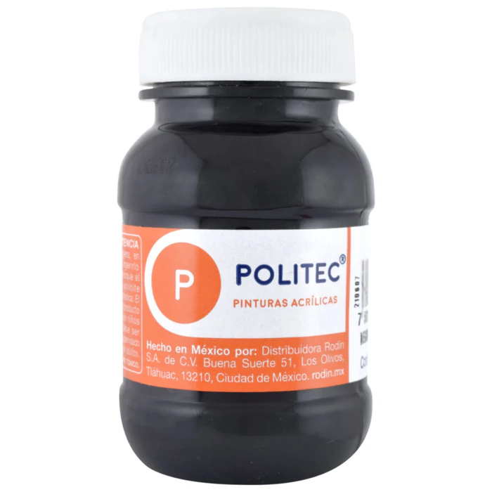 POLITEC - SET C/5 POLITEC 100ML +DILUYENTE 120ML + 2 PINCELES (I) - Imagen 4