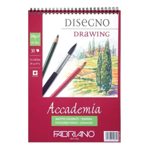 Block Fabriano Tamaño A4 (21x 29.7 cm) con 30 Hojas 200 g Drawing