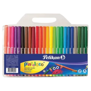Marcador para Colorear Delgado Estuche con 24 Piezas Pintaloco